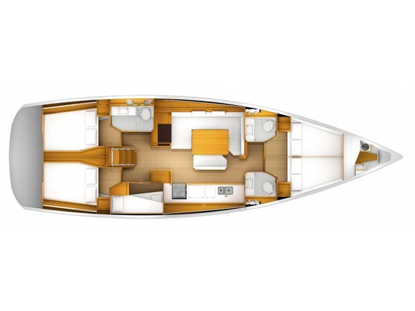 S/Y - Sun Odyssey 509 - 5 Cabins - Built 2014