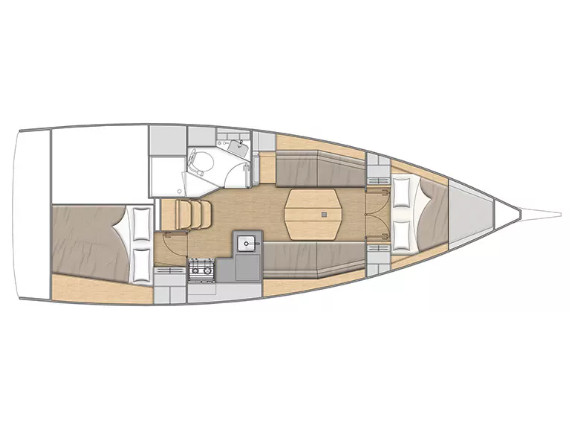 Beneteau  - Ersa - Plan image - Turkey, Ece Marina