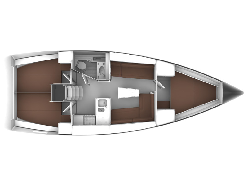 Bavaria  - ANDREA - Plan image - Croatia, D-Marin Dalmacija Marina