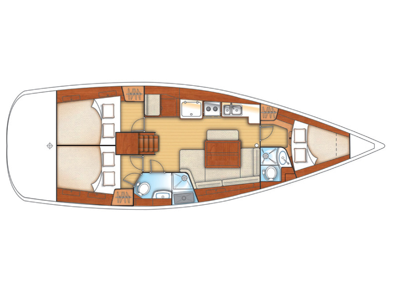 S/Y - Oceanis 40 - 3 Cabins - Built 2010