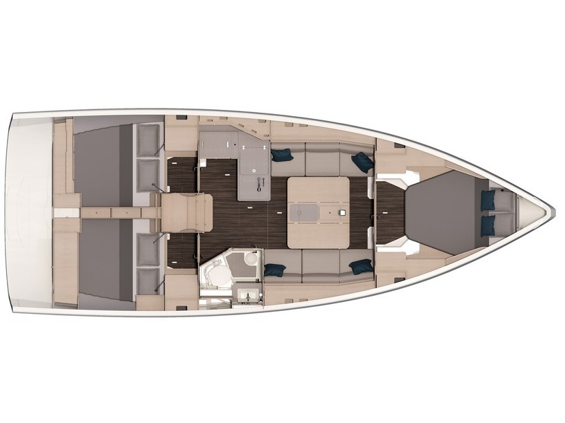 Dufour  - Polygala - Plan image - Italy, Marina di Portisco