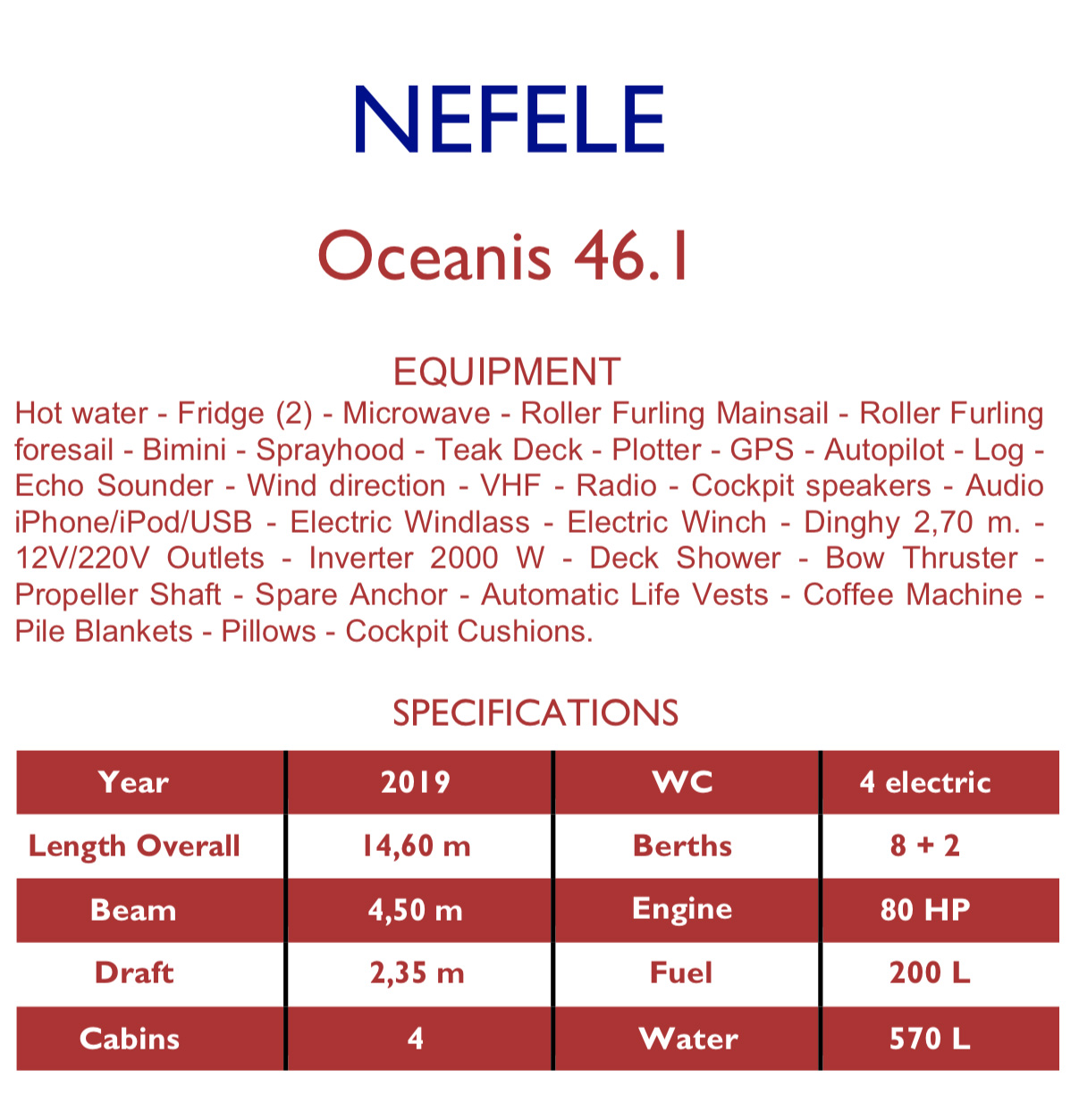 صور Oceanis 46.1 3