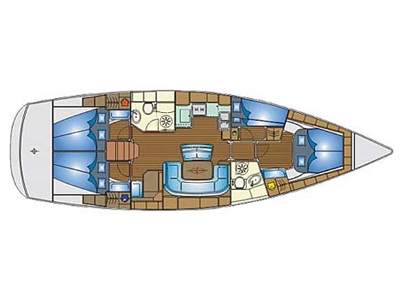 S/Y - Bavaria 46 Cruiser - 4 Cabins - Built 2008