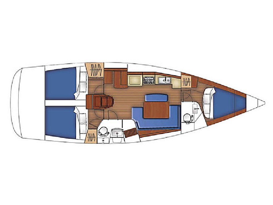S/Y - Oceanis 40 - 3 Cabins - Built 2010