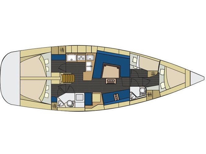 S/Y - Elan 444 Impression - 4 Cabins - Built 2011