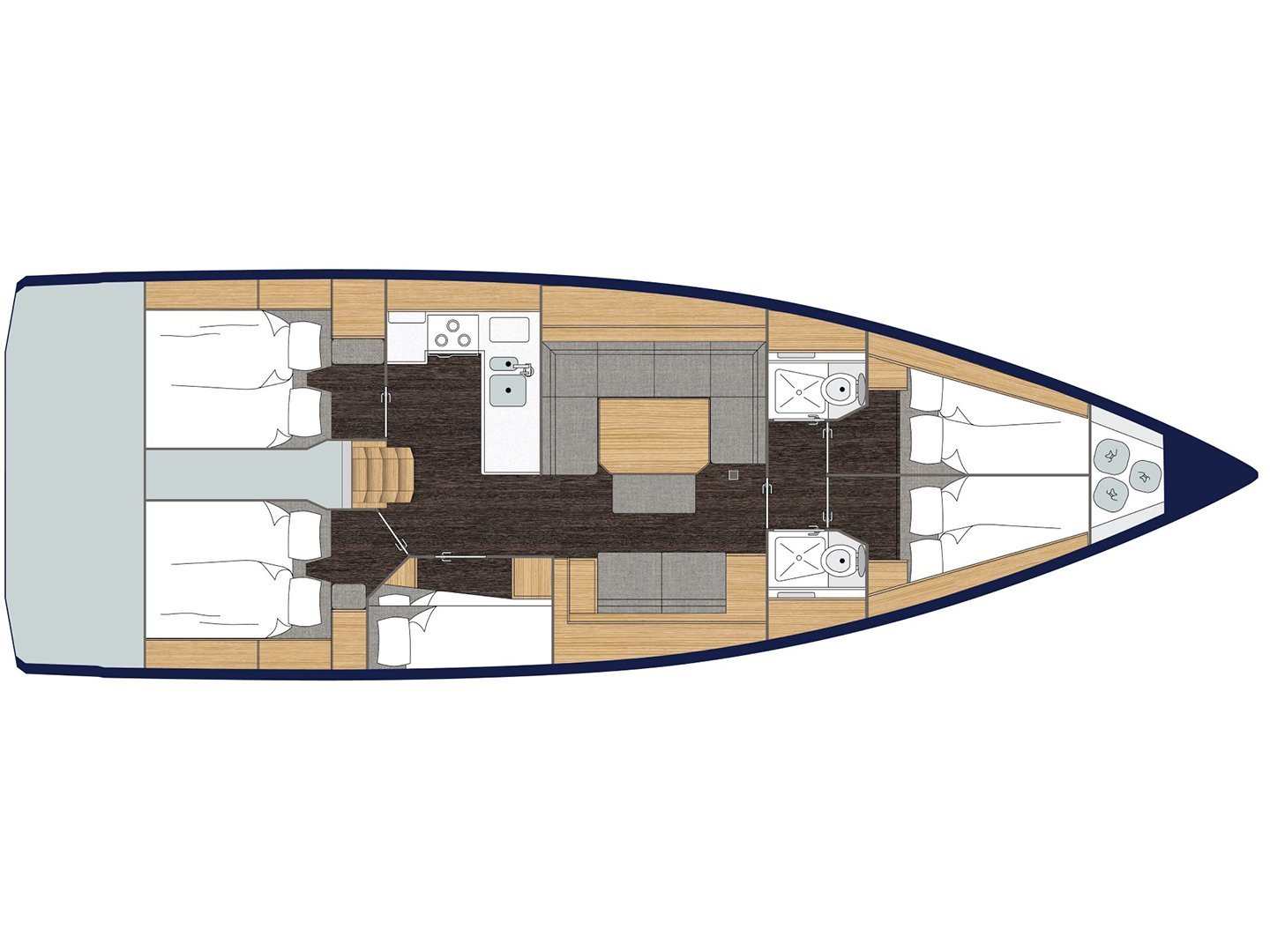 S/Y - Bavaria C45 - 5 Cabins - Built 2020