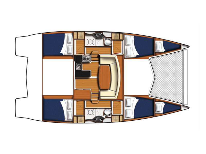 Catamaran - Leopard 38 - 4 Cabins - Built 2010