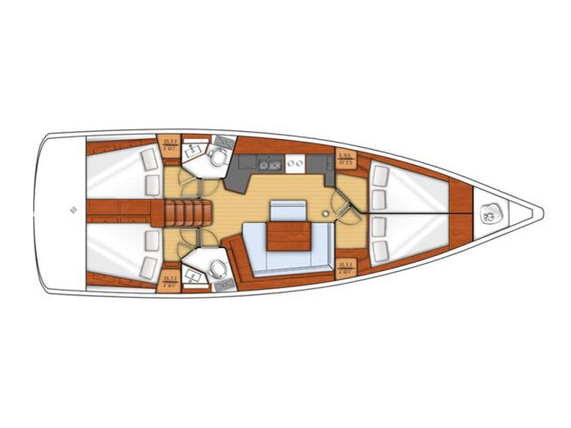 Plan image Stella / Oceanis 45[G]