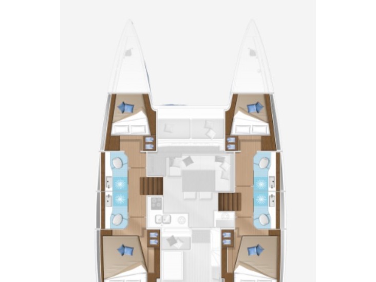 Catamaran - Lagoon 40 - 4 Cabins - Built 2019