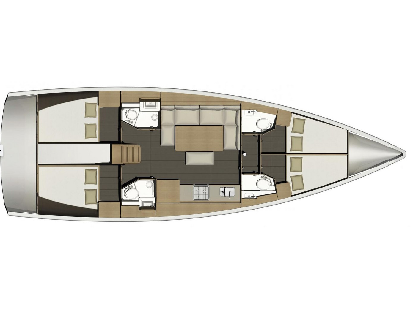 S/Y - Dufour 460 Grand Large - 4 Cabins - Built 2016
