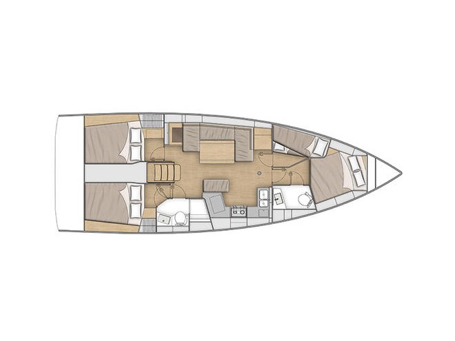 S/Y - Oceanis 40.1 - 4 Cabins - Built 2021