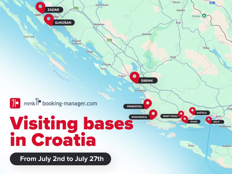 Visiting bases in Croatia 2026