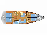 Oceanis 51.1 - Layout image