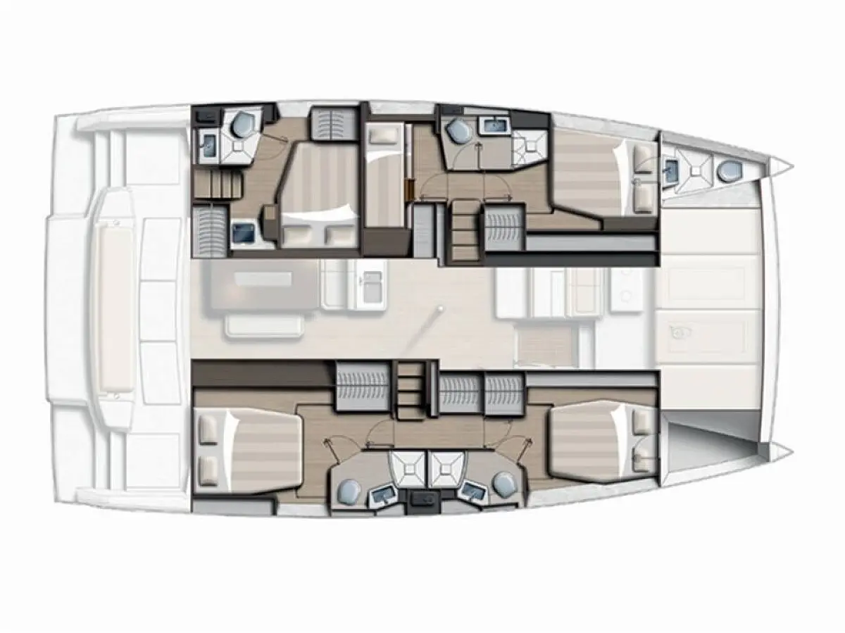 Bali 4.6 (2026) in Turkey deck plan