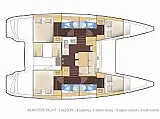 Lagoon 40 - Layout image