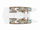 Lagoon 55 5cab - Layout image