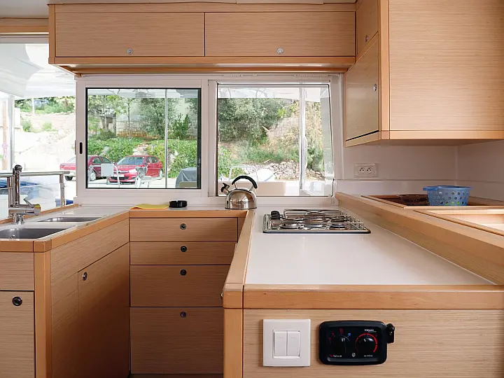 Lagoon 450 - Interior - kitchen (photo taken 2019)