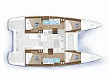 Lagoon 40 - Layout image