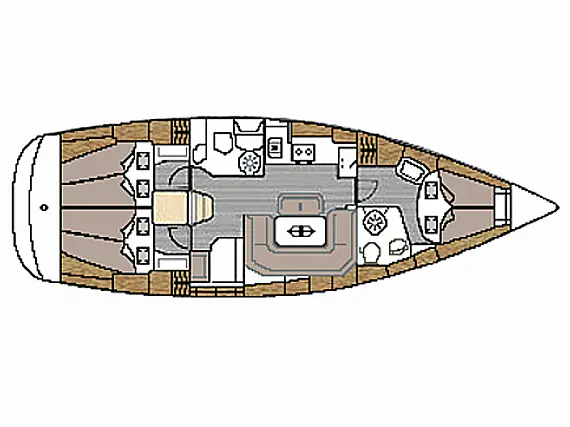 Bavaria 39 Cruiser - Планировка