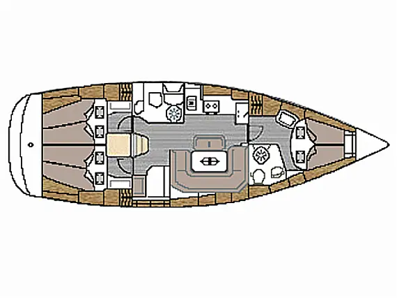 Bavaria 39 Cruiser - Immagine di layout