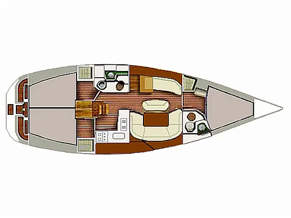 Sun Odyssey 40 - Immagine di layout