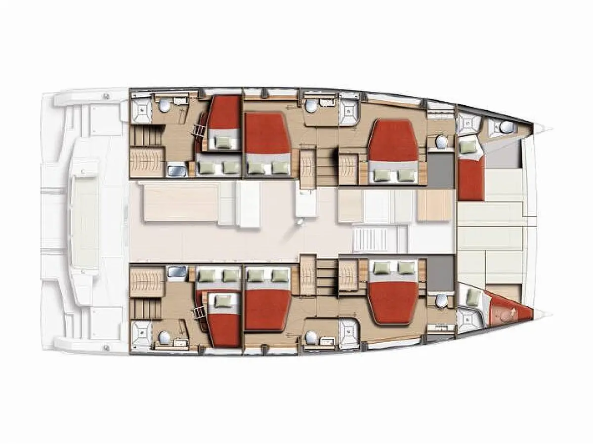 Bali 5.2 (2026) in Sicily deck plan