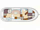 Pénichette 1020 NL - Layout image