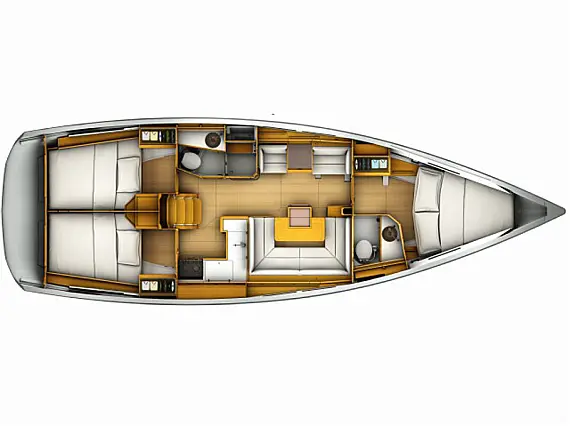 Sun Odyssey 419 - Immagine di layout