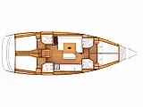Sun Odyssey 479 - Layout image