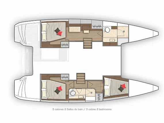 Lagoon 40 Owner Version - Immagine di layout