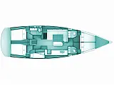 Sun Odyssey 509 - Layout image