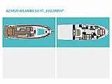 Azimut Atlantis 50 HT - Layout image