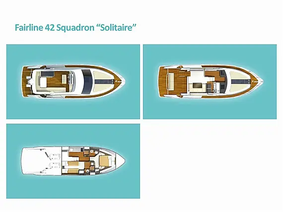Fairline Squadron 42 - Immagine di layout