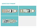 Azimut 72 Fly - Layout image