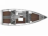 Bavaria Cruiser 46 - Layout image