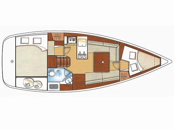 Oceanis 31 - Immagine di layout