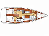 Oceanis 41 - Layout image