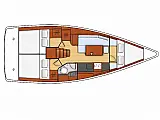 Oceanis 35 - Layout image