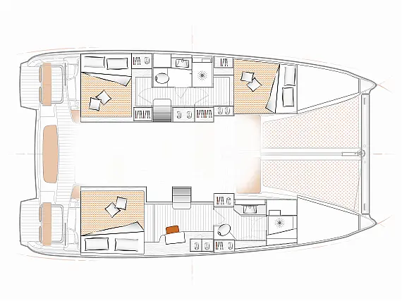 Excess 11 3cabins - [Layout image]