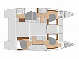 Fountaine Pajot Saona 47 - Layout image