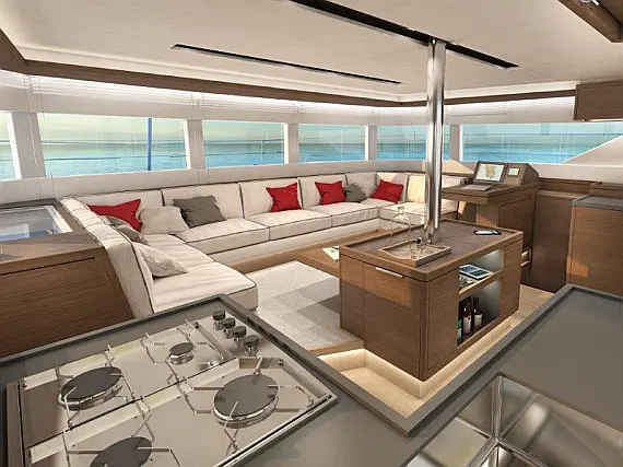 Lagoon 50 - Вид интерьера