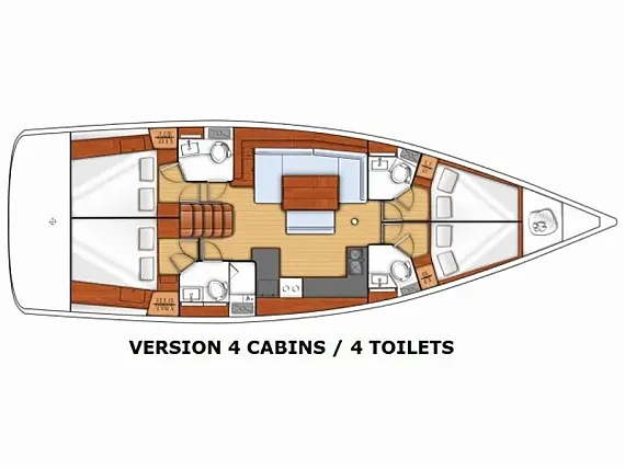 Oceanis 48  - Immagine di layout