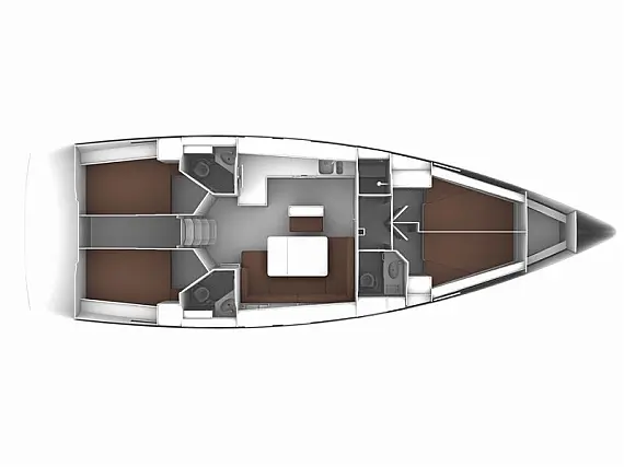 Bavaria Cruiser 46 - Immagine di layout