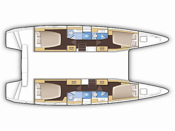 Lagoon 42 - Layout image
