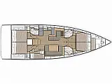 Oceanis 51.1 /6cab - [Layout image]