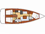 Oceanis 41.1 - Layout image