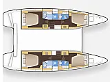 Lagoon 42 - Layout image