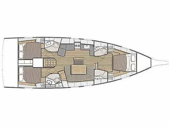 Oceanis 46.1 (3 cab.)