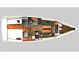 Sun Odyssey 349 - Layout image