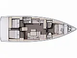 Dufour 470 - Layout image